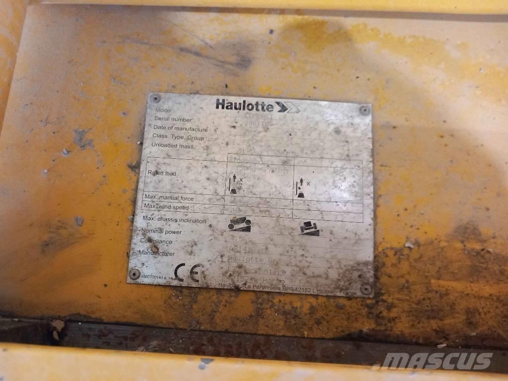 Haulotte Compact 14 Šķerveida pacēlāji