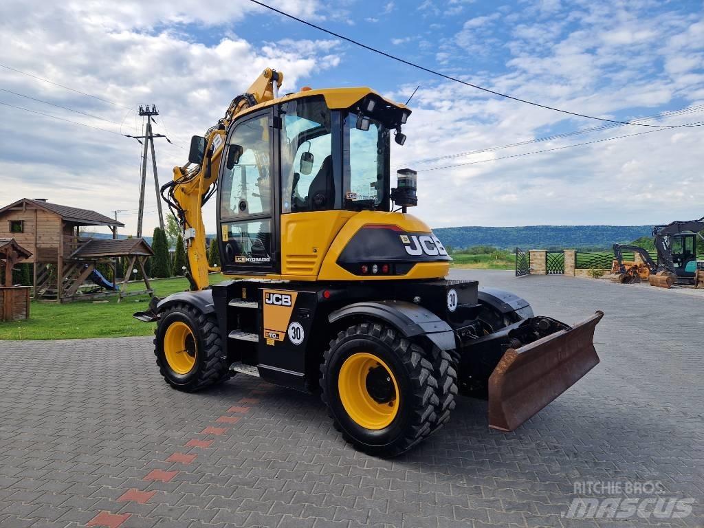 JCB 110 Hydradig Ekskavatori uz riteņiem