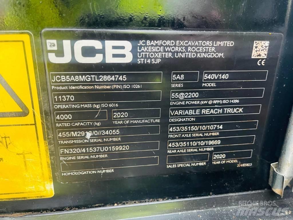 JCB 540-140 Teleskopiskie manipulatori