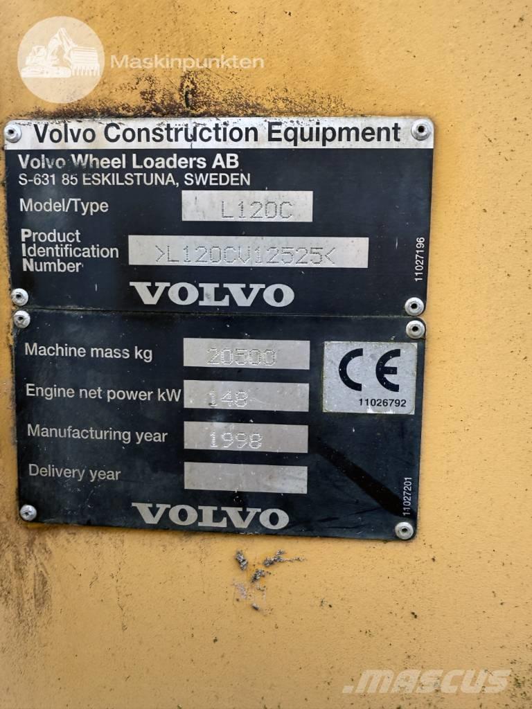 Volvo L 120 C Iekrāvēji uz riteņiem