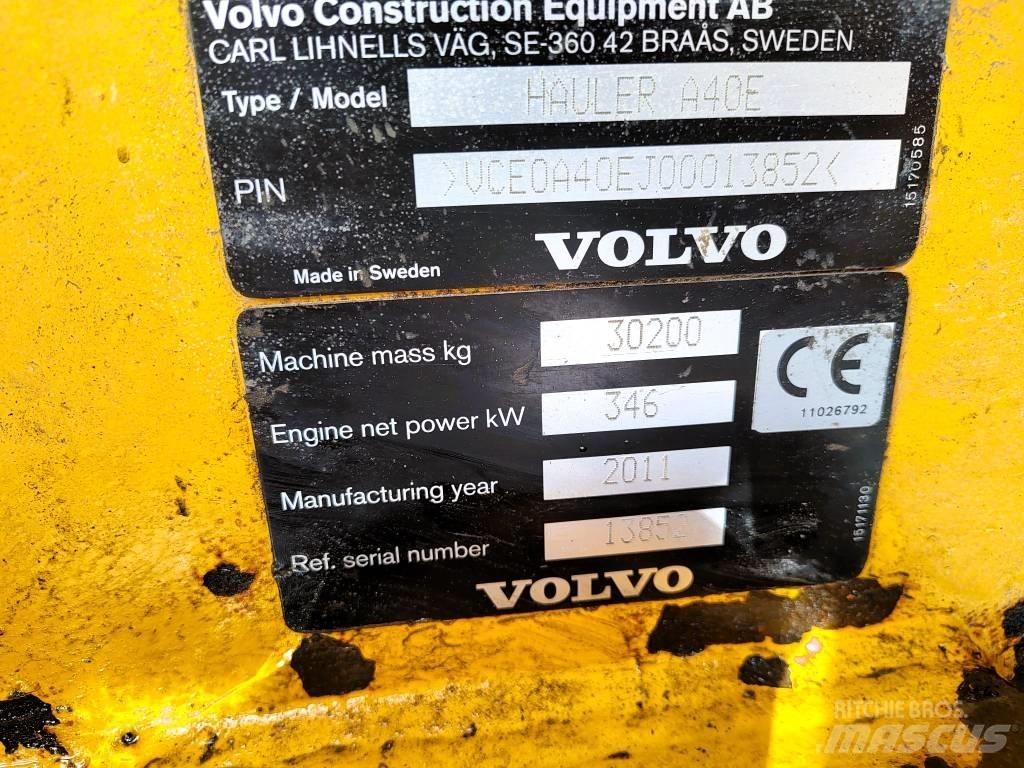 Volvo A 40 E Artikulētie pašizgāzēji