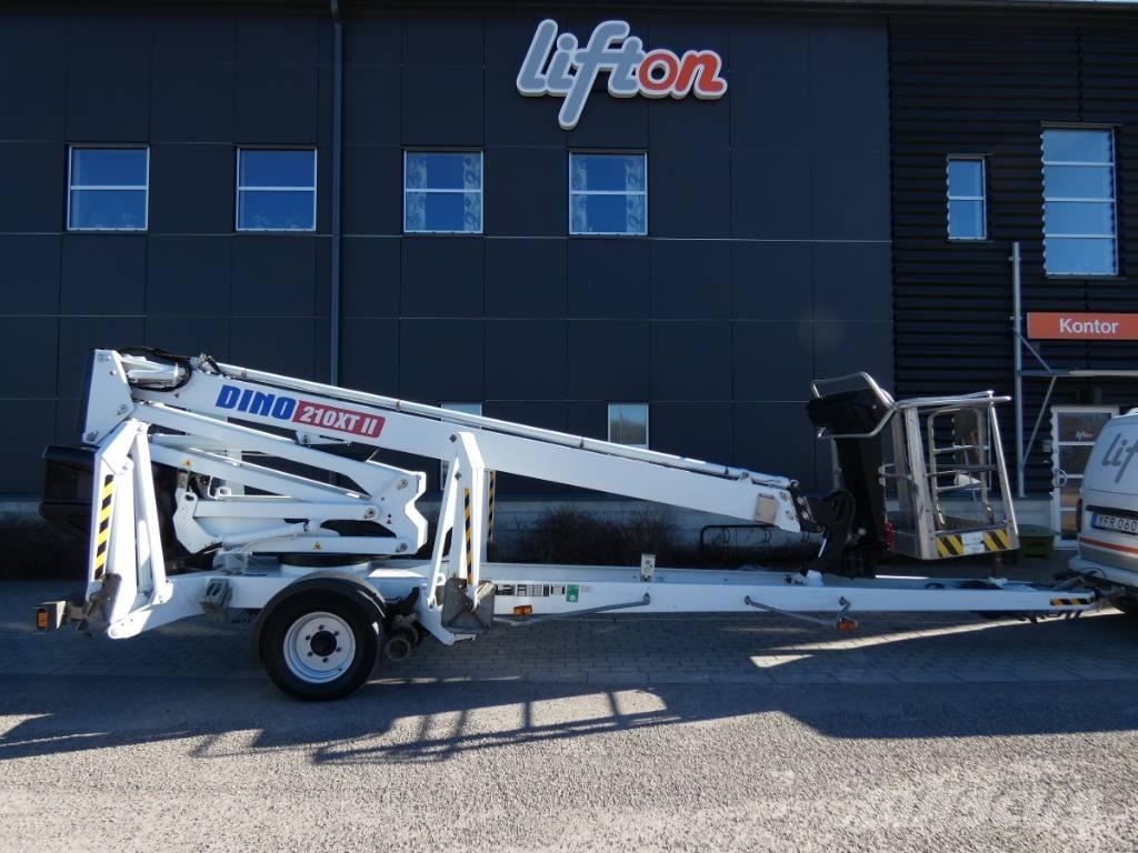 Dino 210 XT Skylift Pacēlājplatformas - piekabes