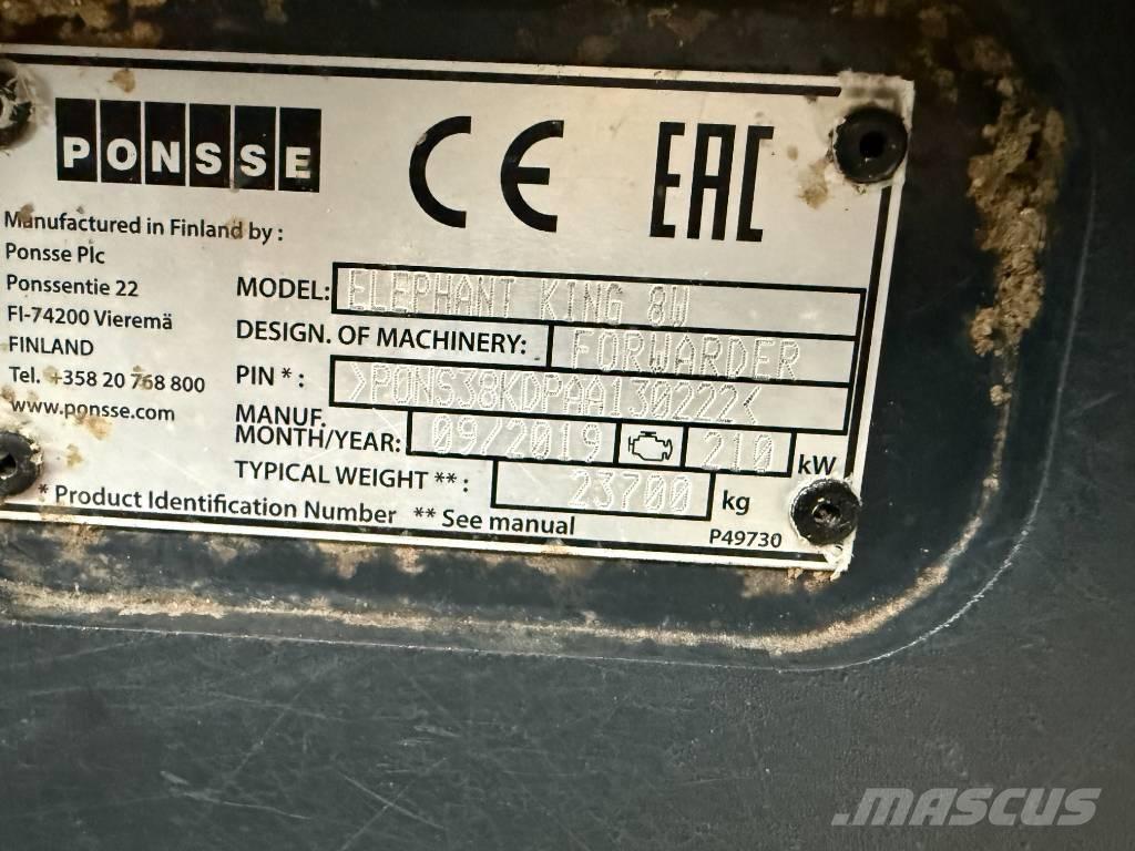 Ponsse Elephant King Forvarderi