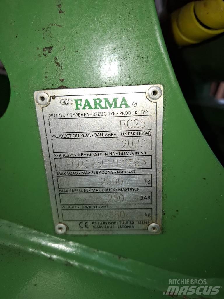Farma BC 25 Koka šķēlēji, frēzes, šķeldotāji