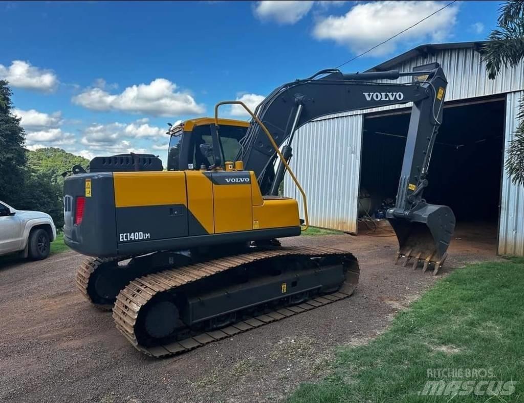 Volvo EC140DLM Kāpurķēžu ekskavatori