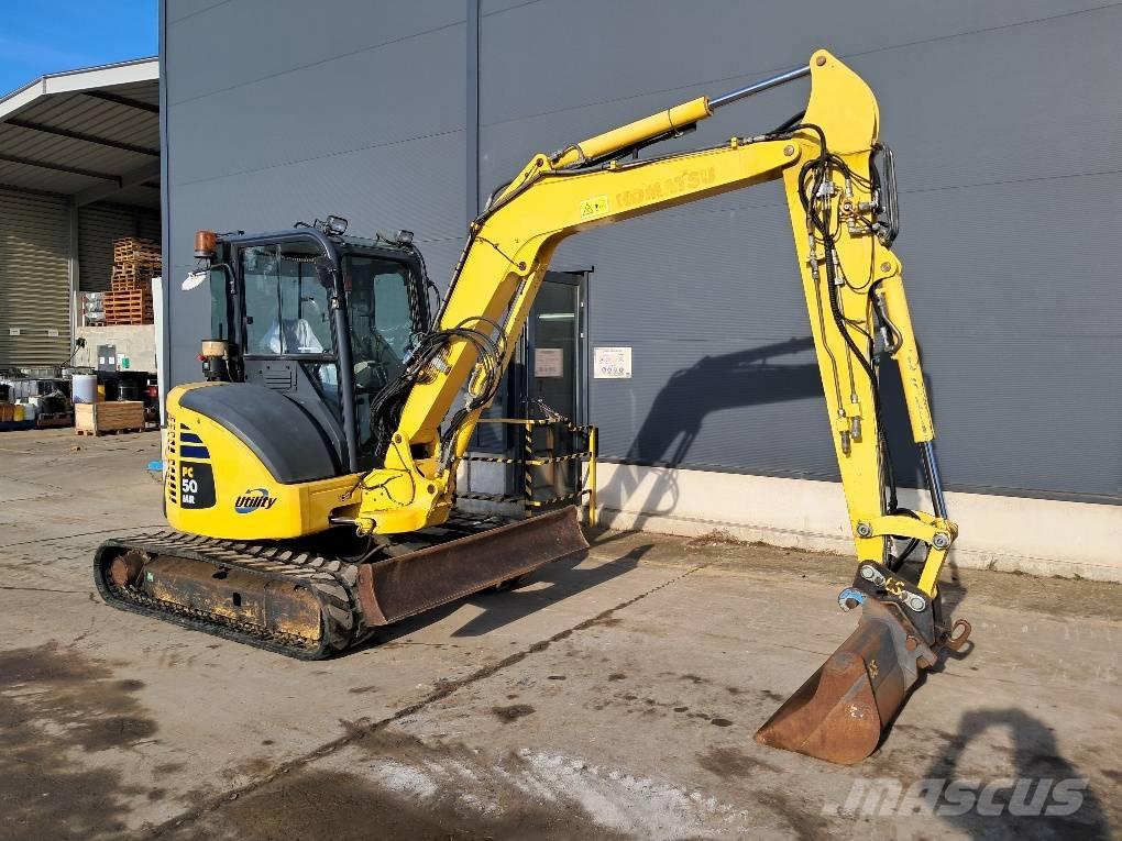 Komatsu PC50MR-2 Mini ekskavatori < 7 t