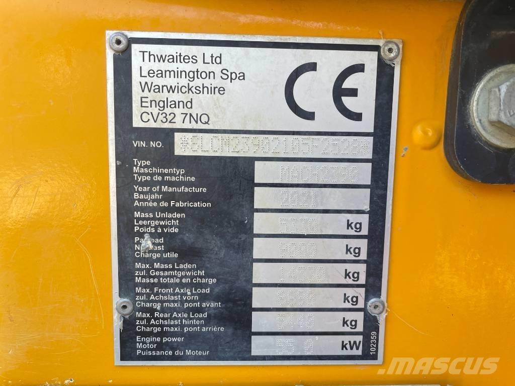 Thwaites MACH 2390 Mini pašizgāzēji