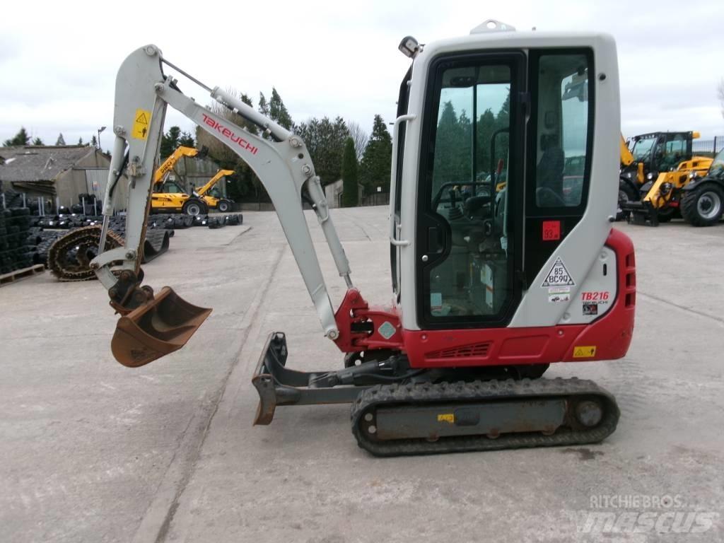 Takeuchi TB 216 Mini ekskavatori < 7 t