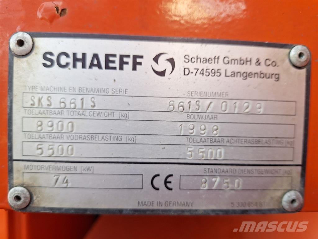 Schaeff SKS 661 Iekrāvēji uz riteņiem