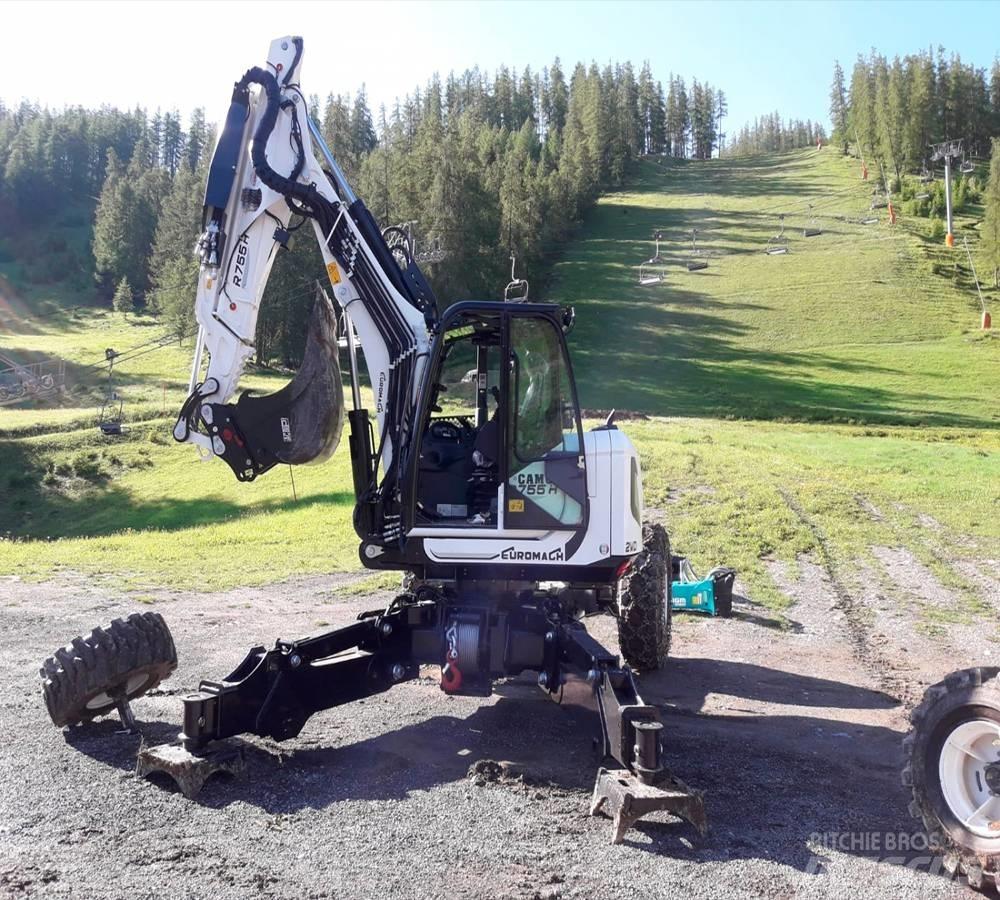 Euromach R755H Amfībijas tipa ekskavatori