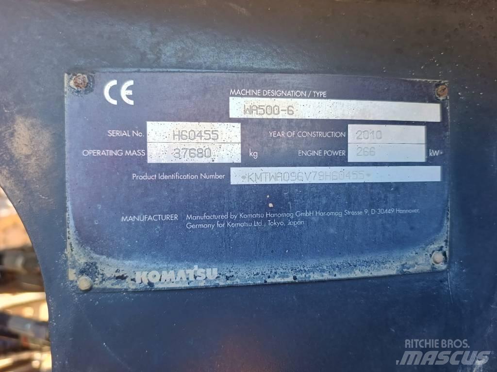 Komatsu WA500-6 Iekrāvēji uz riteņiem