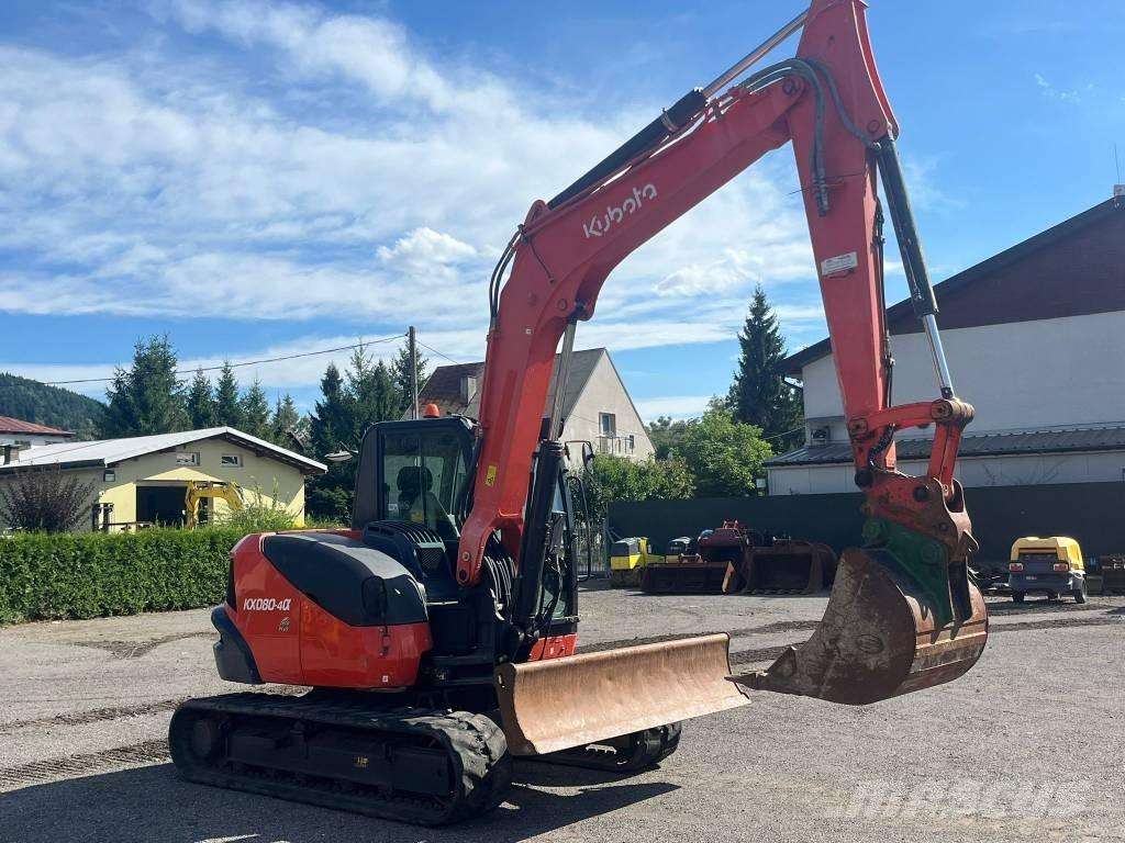 Kubota KX080 Vidēja lieluma ekskavatori 7 t - 12 t