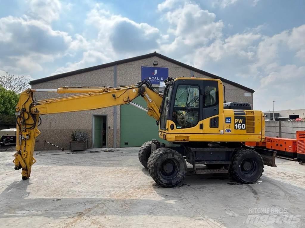 Komatsu PW160-8 Ekskavatori uz riteņiem