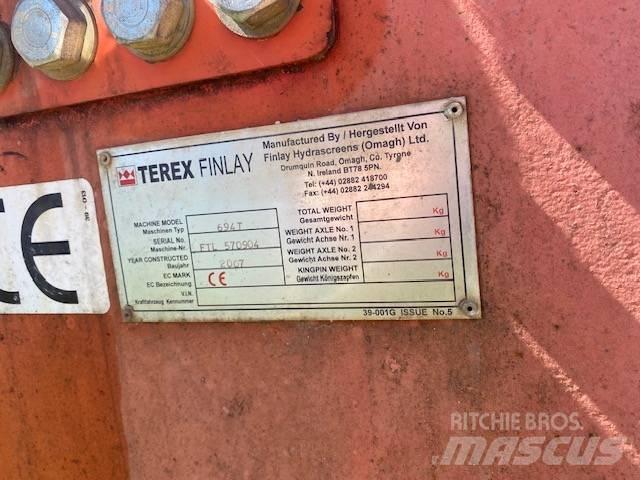 Terex Finlay 694T Mobilie sieti