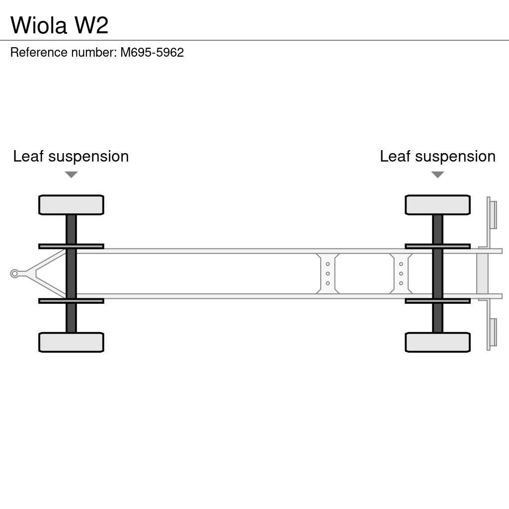 Wiola W2 Platformas/izkraušana no sāniem