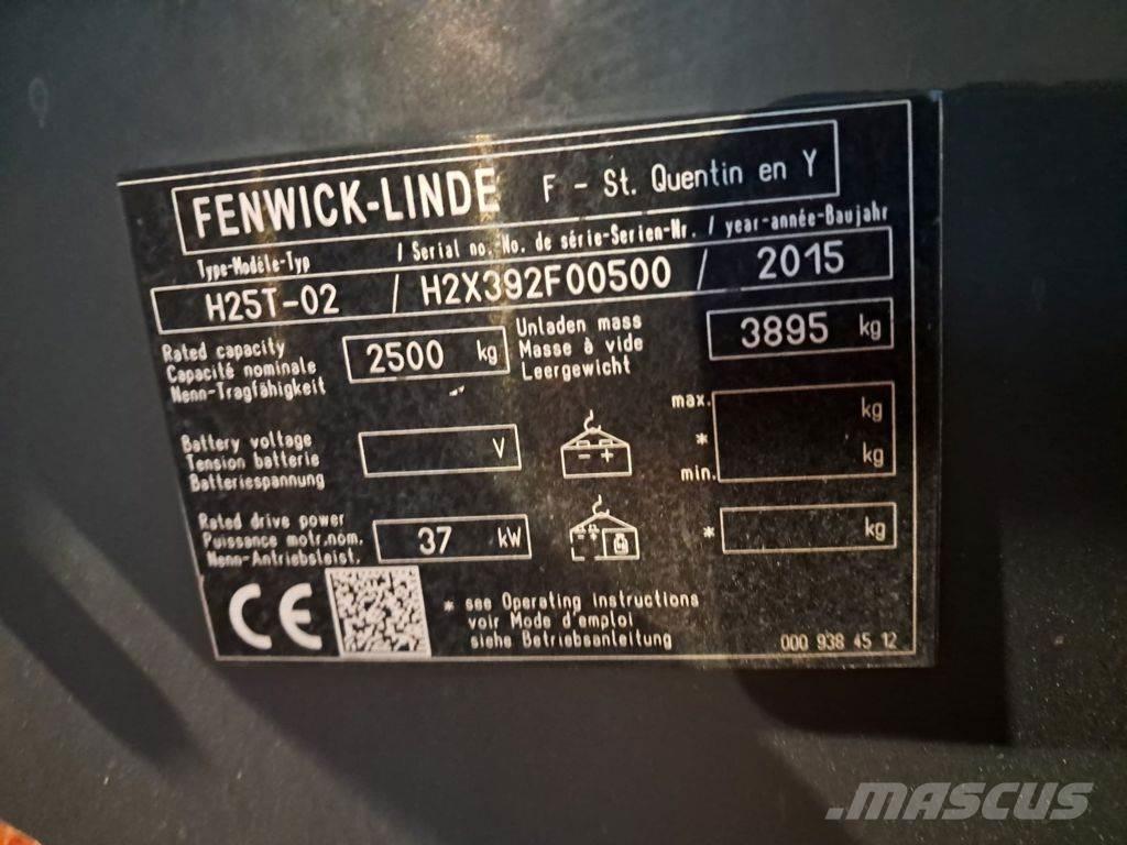 Linde H25T-02 LPG tehnika