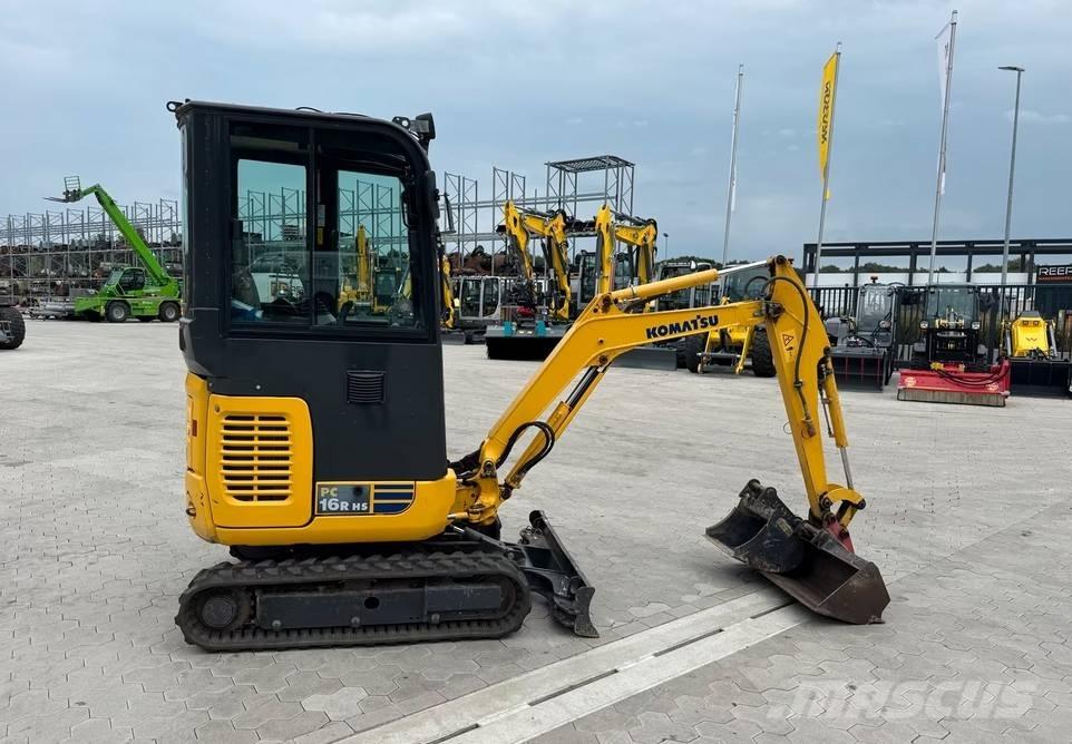Komatsu PC 16 R-3HS Kāpurķēžu ekskavatori