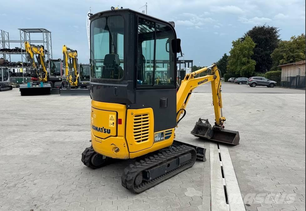 Komatsu PC 16 R-3HS Kāpurķēžu ekskavatori