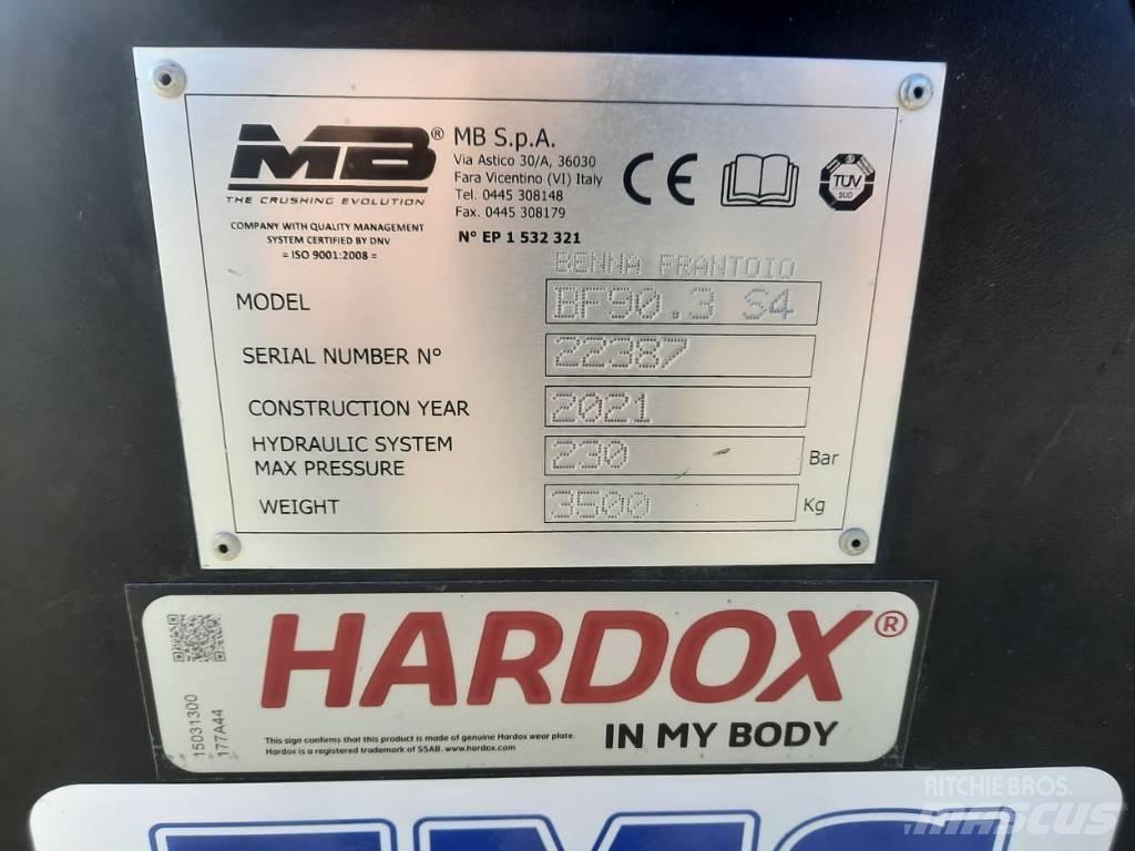 MB Crusher BF 90.3 Drupināšanas kausi