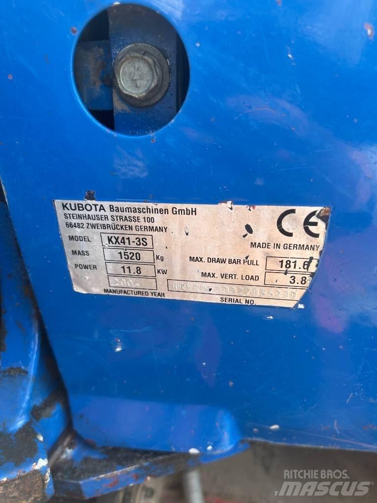 Kubota KX 41-3 S Mini ekskavatori < 7 t
