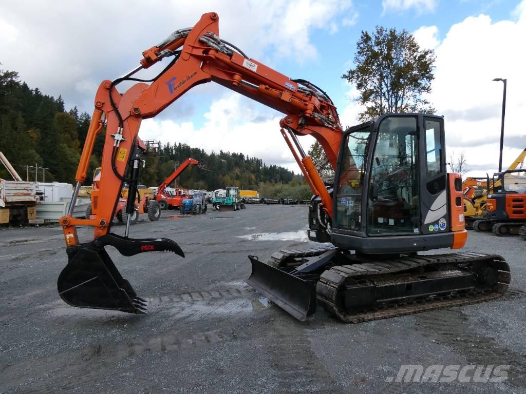 Hitachi ZX 75 US-5 Kāpurķēžu ekskavatori