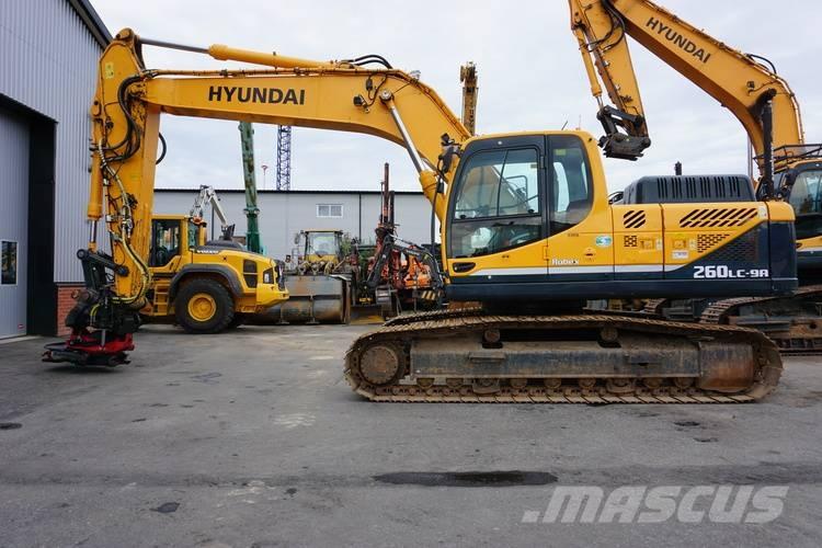 Hyundai R260LC-9A Kāpurķēžu ekskavatori