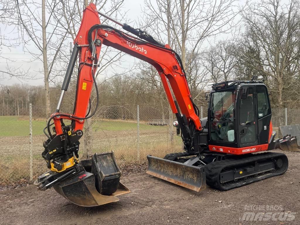 Kubota KX 080-4 Vidēja lieluma ekskavatori 7 t - 12 t