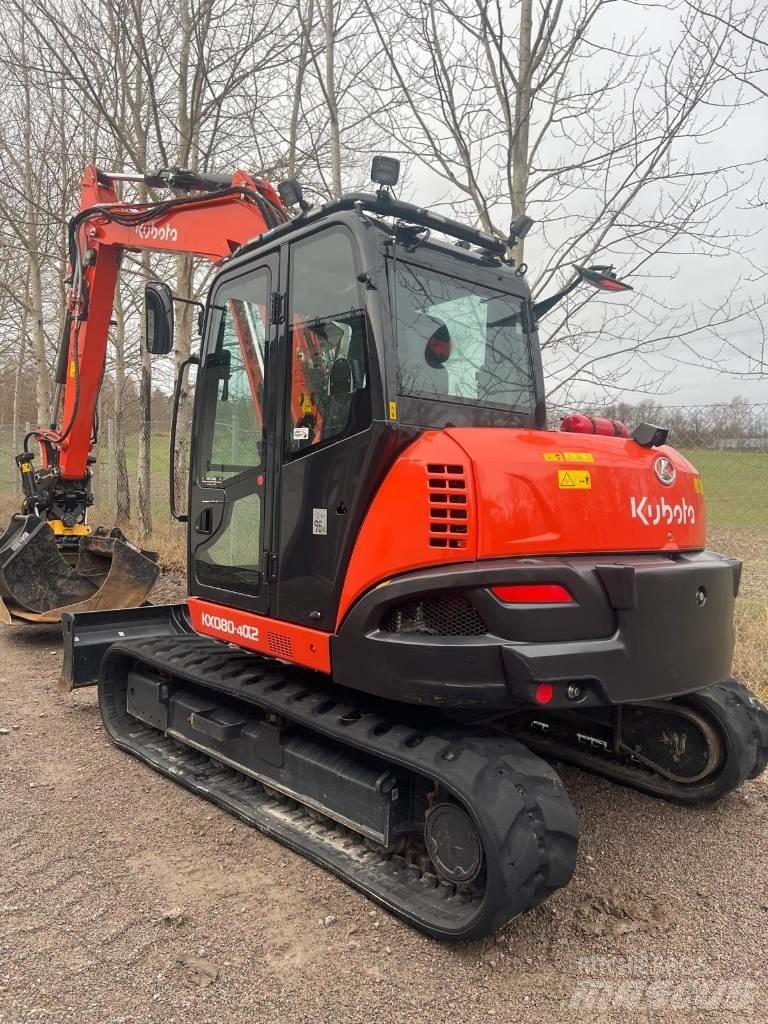 Kubota KX 080-4 Vidēja lieluma ekskavatori 7 t - 12 t