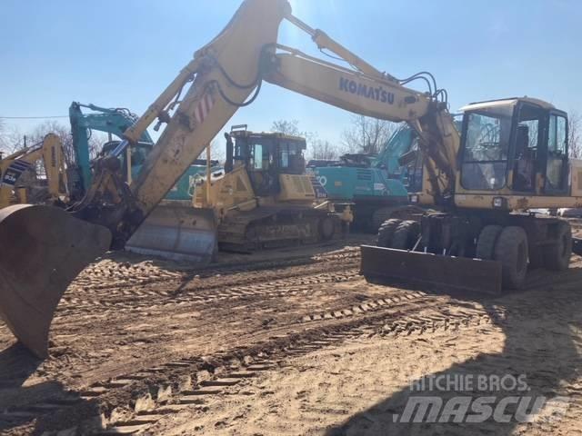 Komatsu PW 180-7K Ekskavatori uz riteņiem