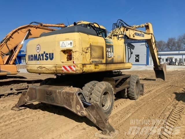 Komatsu PW 180-7K Ekskavatori uz riteņiem