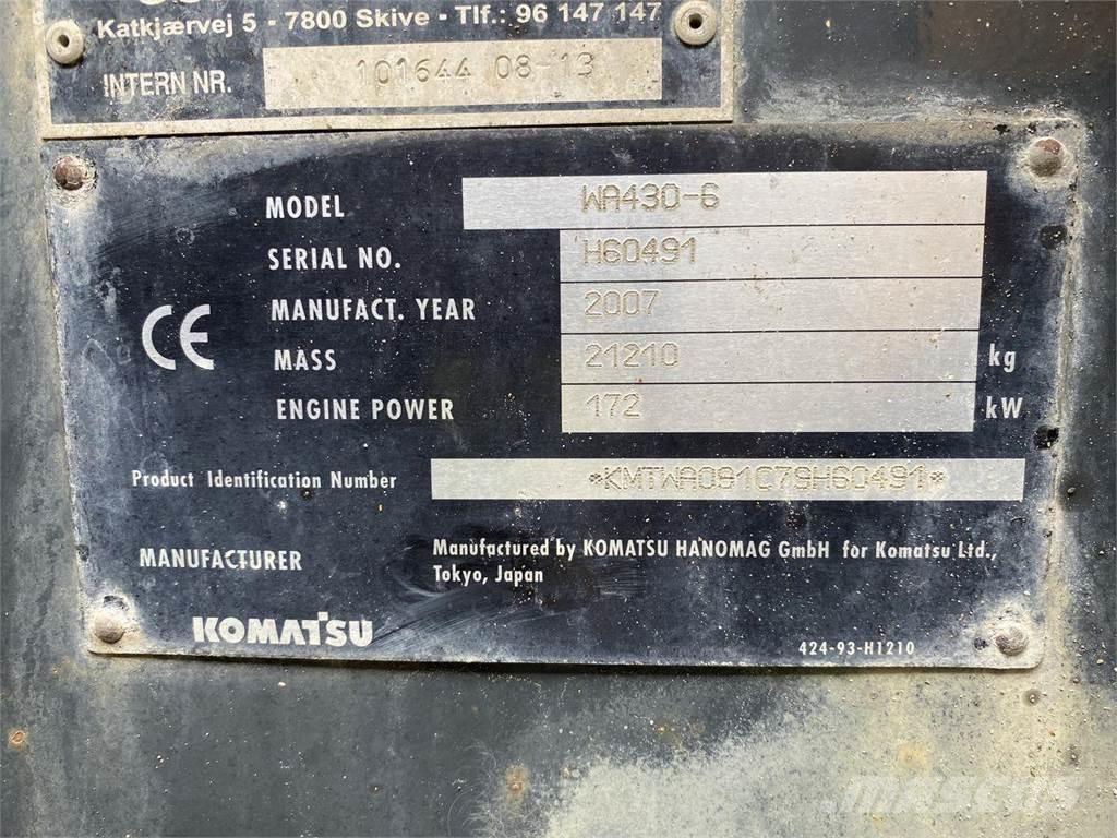 Komatsu WA430-6 Iekrāvēji uz riteņiem