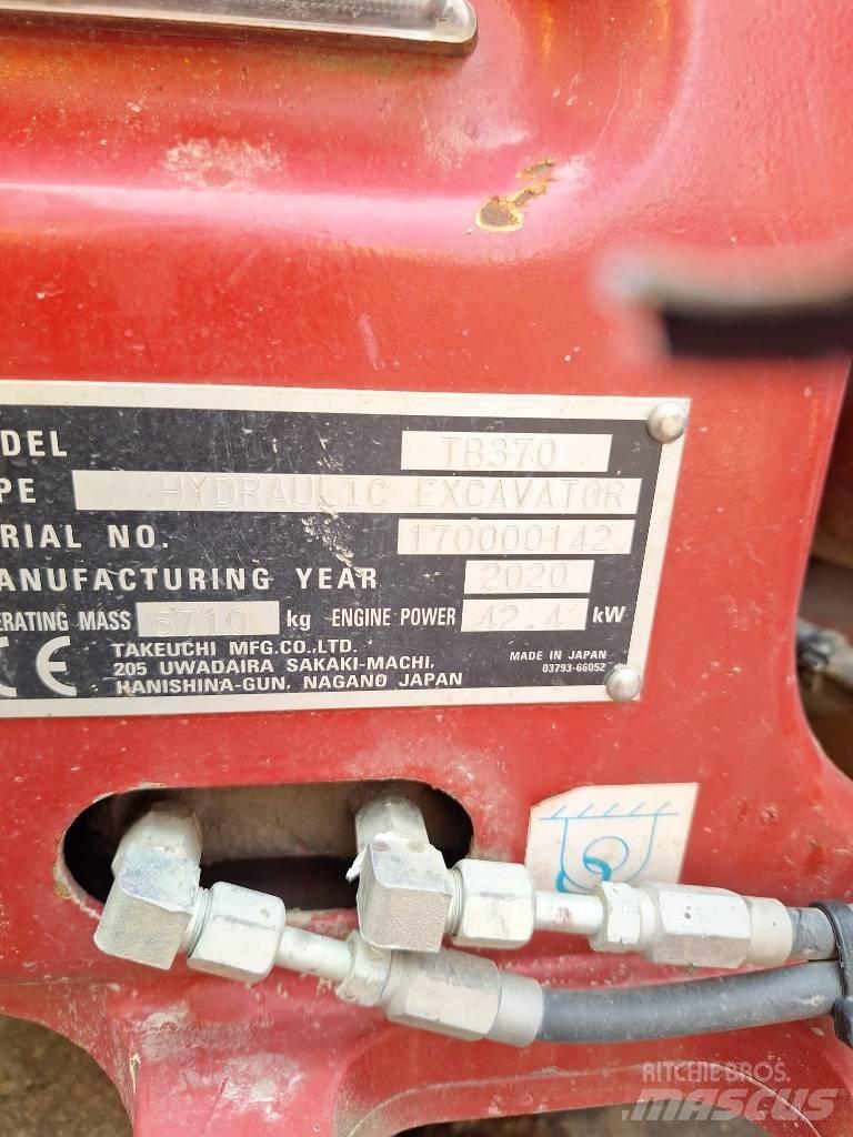 Takeuchi TB 370 Vidēja lieluma ekskavatori 7 t - 12 t
