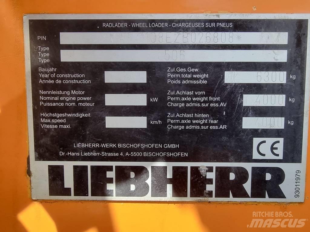 Liebherr L 506 Iekrāvēji uz riteņiem