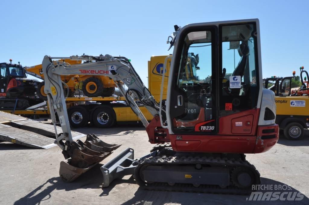 Takeuchi TB 230 Mini ekskavatori < 7 t