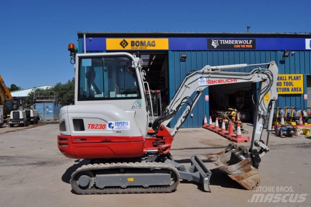 Takeuchi TB 230 Mini ekskavatori < 7 t