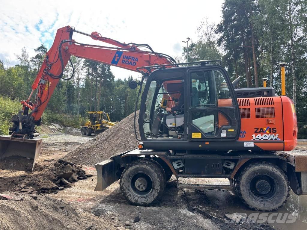 Hitachi ZX 140 W-6 Ekskavatori uz riteņiem