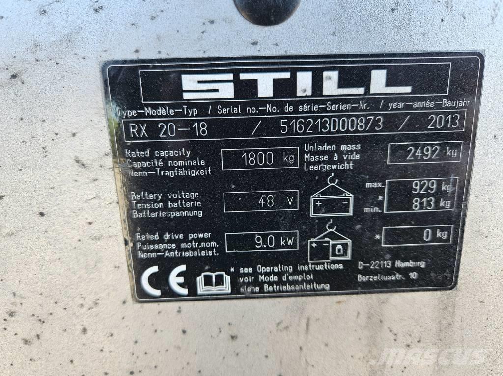 Still RX 20-18 Elektriskie iekrāvēji