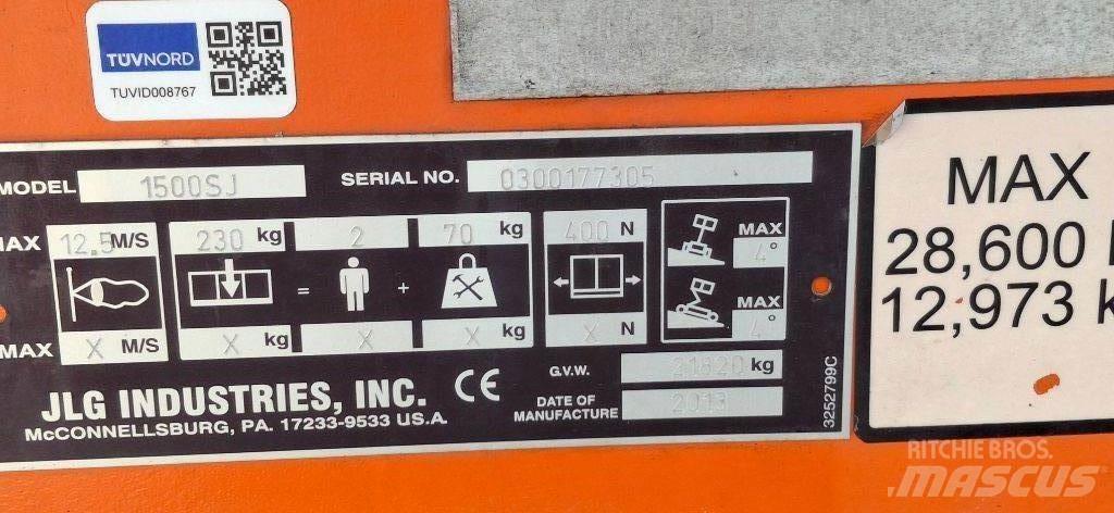 JLG 1500SJ Teleskopiskie pacēlāji