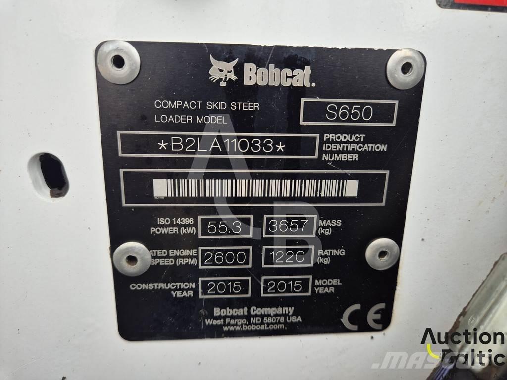 Bobcat S 650 Lietoti riteņu kompaktiekrāvēji