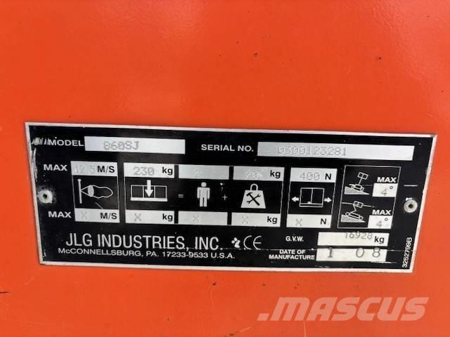 JLG 860 SJ Teleskopiskie pacēlāji