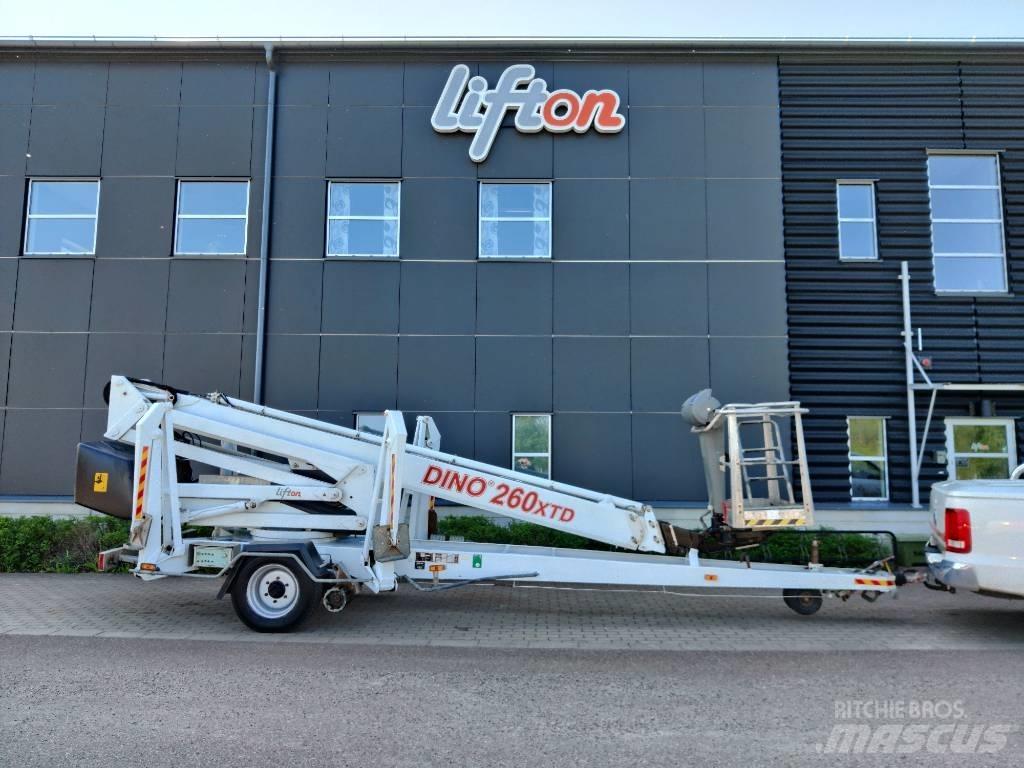 Dino 260 XTD Skylift Pacēlājplatformas - piekabes