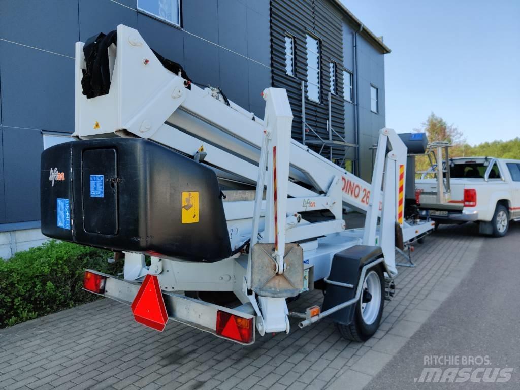 Dino 260 XTD Skylift Pacēlājplatformas - piekabes