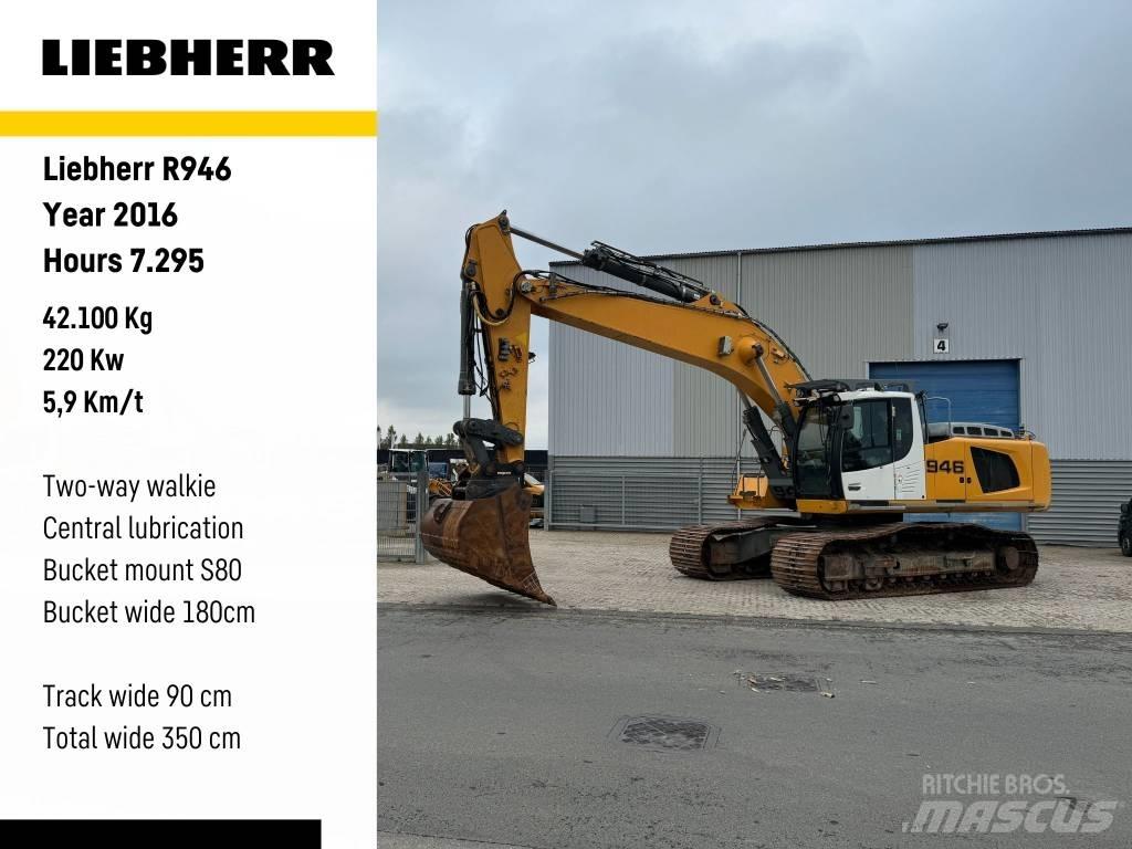 Liebherr R946 Kāpurķēžu ekskavatori