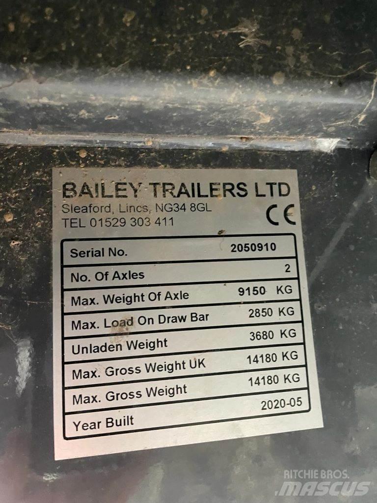 Bailey 10 TONNE Ķīpu treileri