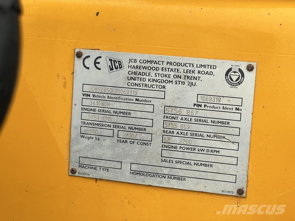 JCB LOADALL524-50 Lauksaimniecības pacēlāji