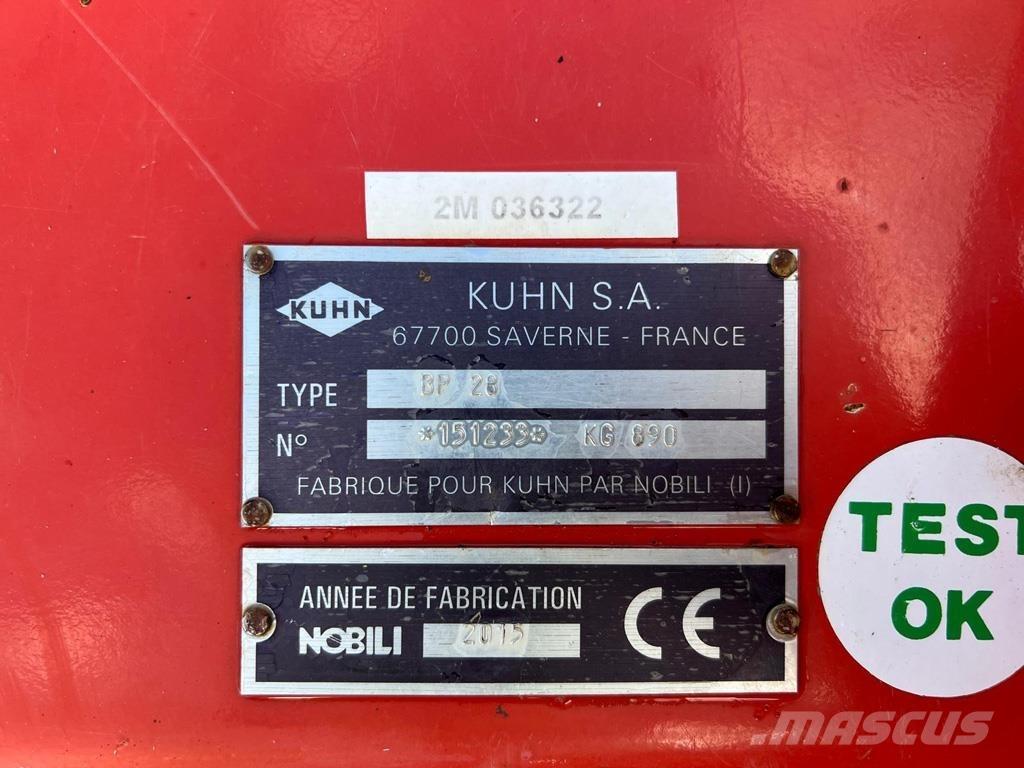 Kuhn BP28 Pļaujmašīnas/pašgājēji