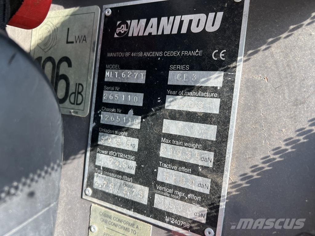 Manitou MLT627 Lauksaimniecības pacēlāji