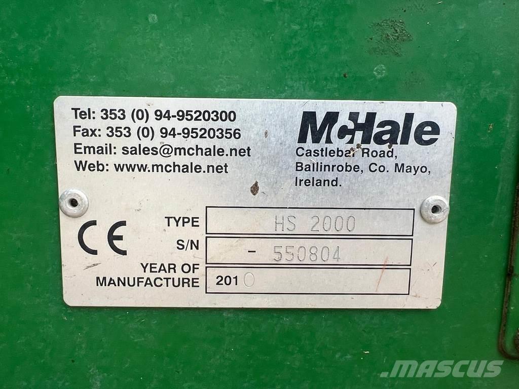 McHale HS2000 Pļaujmašīnas/pašgājēji