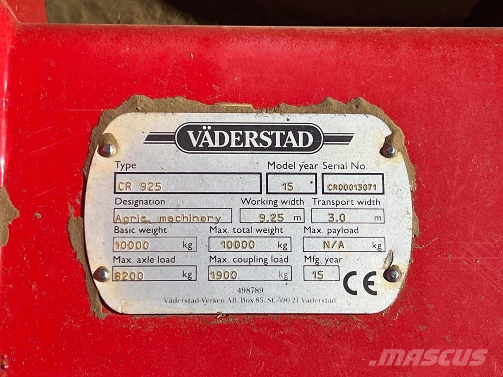 Väderstad CR925 Parastie arkli