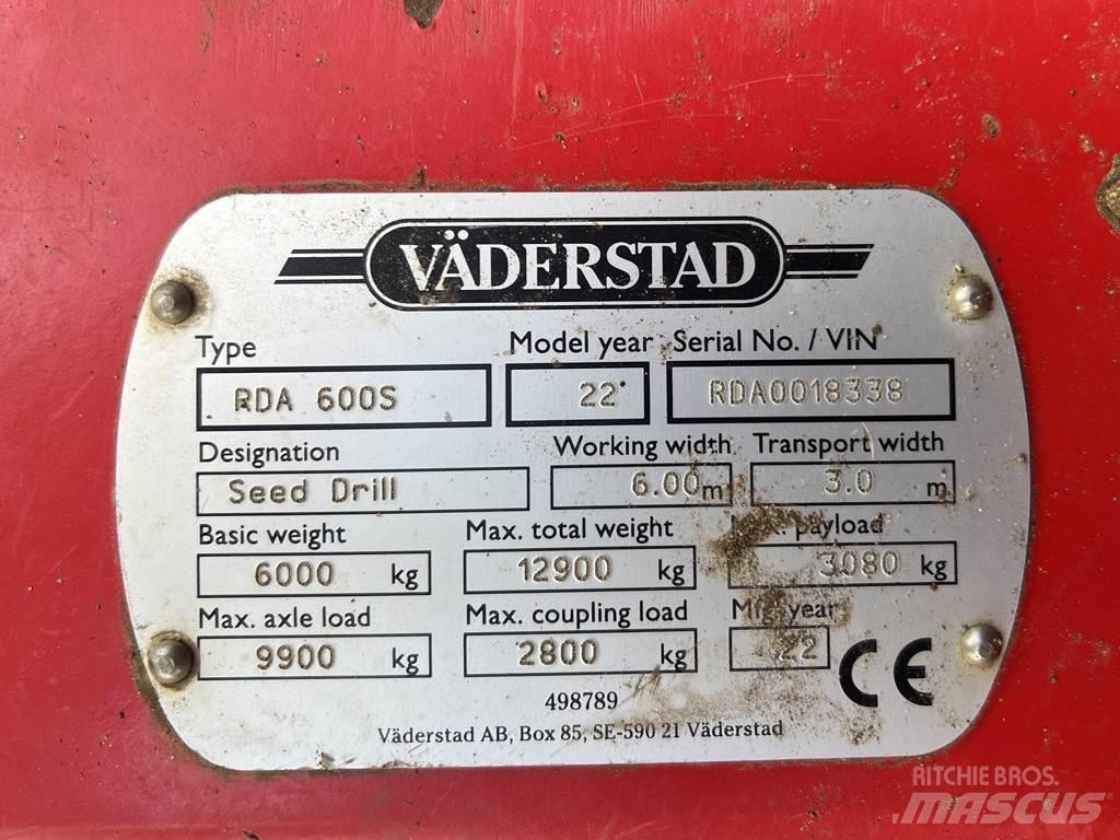 Väderstad RDA600S Sējmašīnas